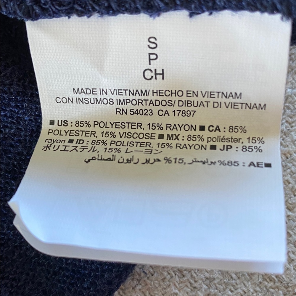 NWT Old Navy Navy Blue Scoop Neck Sweater Top - Picture 4 of 4